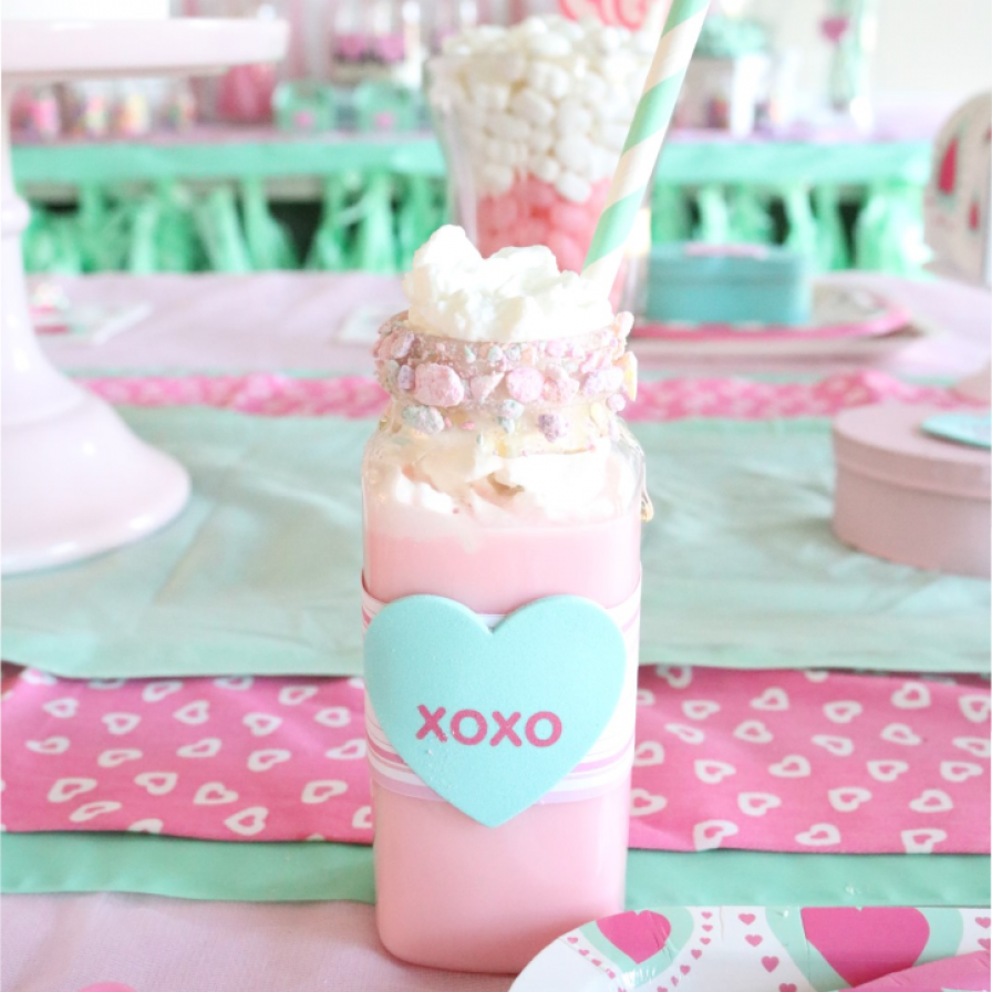 Strawberry Conversation Heart Cocoa Recipe