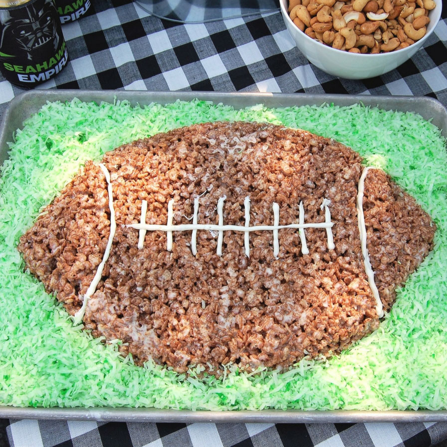 Rice Krispie Football Treat
