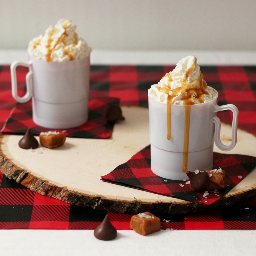 Sea Salt Hot Chocolate with Rum
