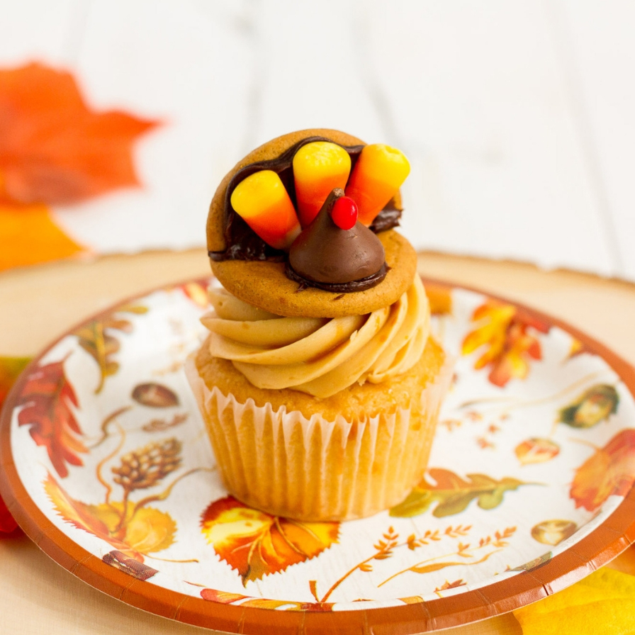 Turkey Cookies and Cupcake Toppers