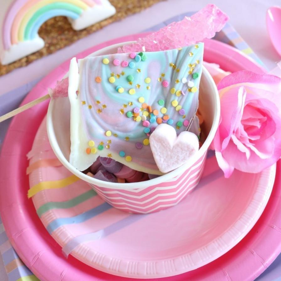 Rainbow Unicorn Bark Recipe