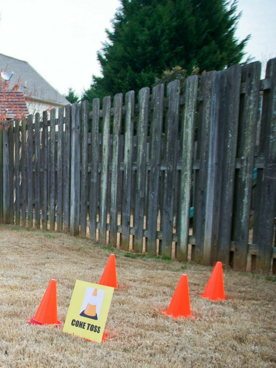 Cone Ring Toss Game