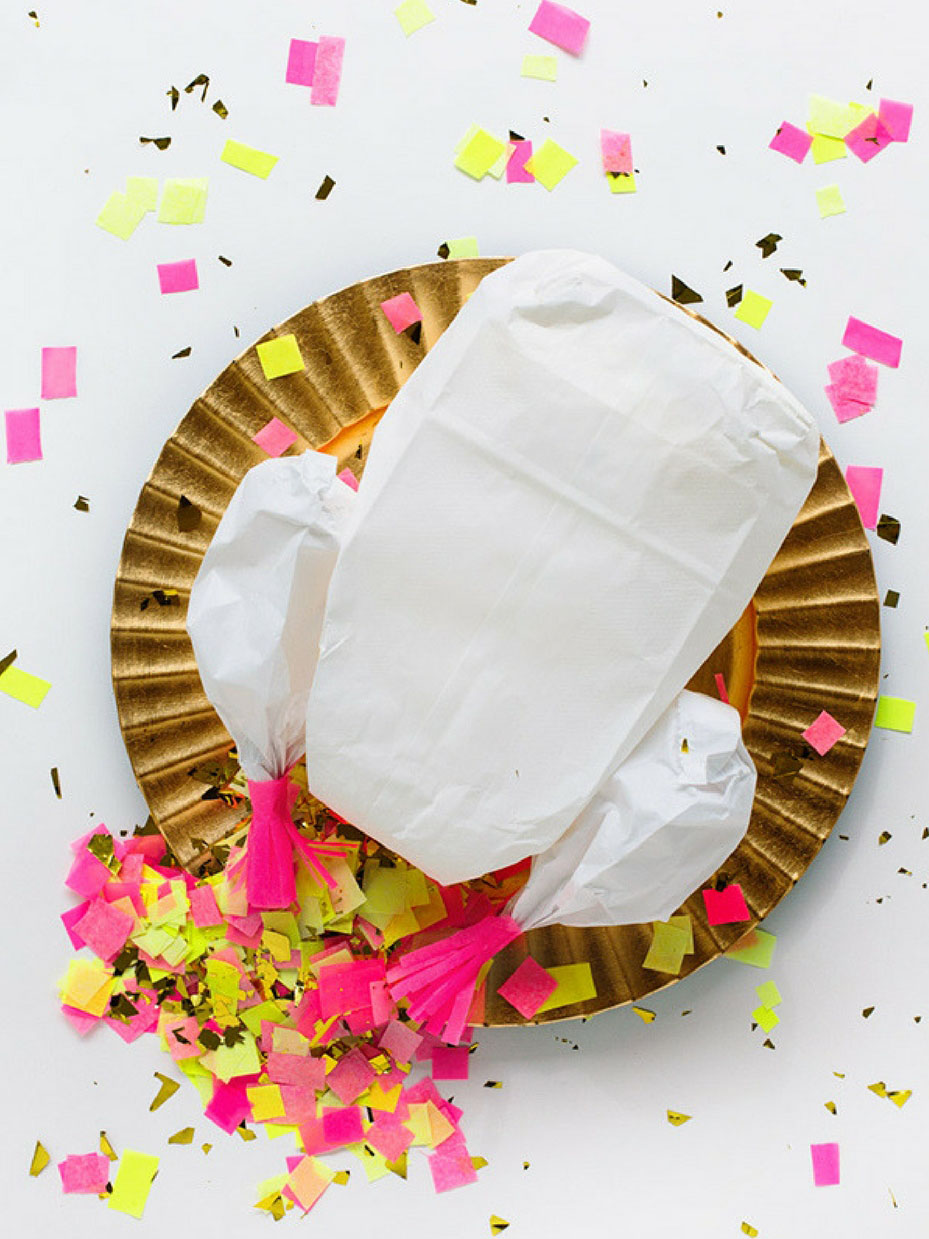 DIY Confetti-Stuffed Turkey