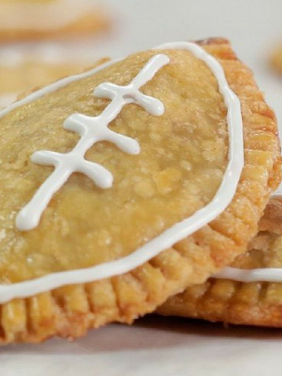 Mini Pumpkin Football Hand Pies