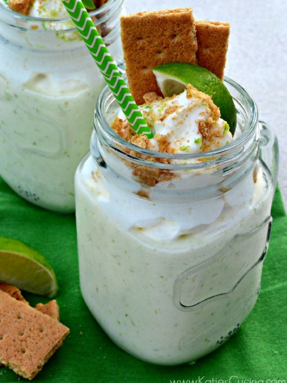 Key Lime Pie Milkshakes