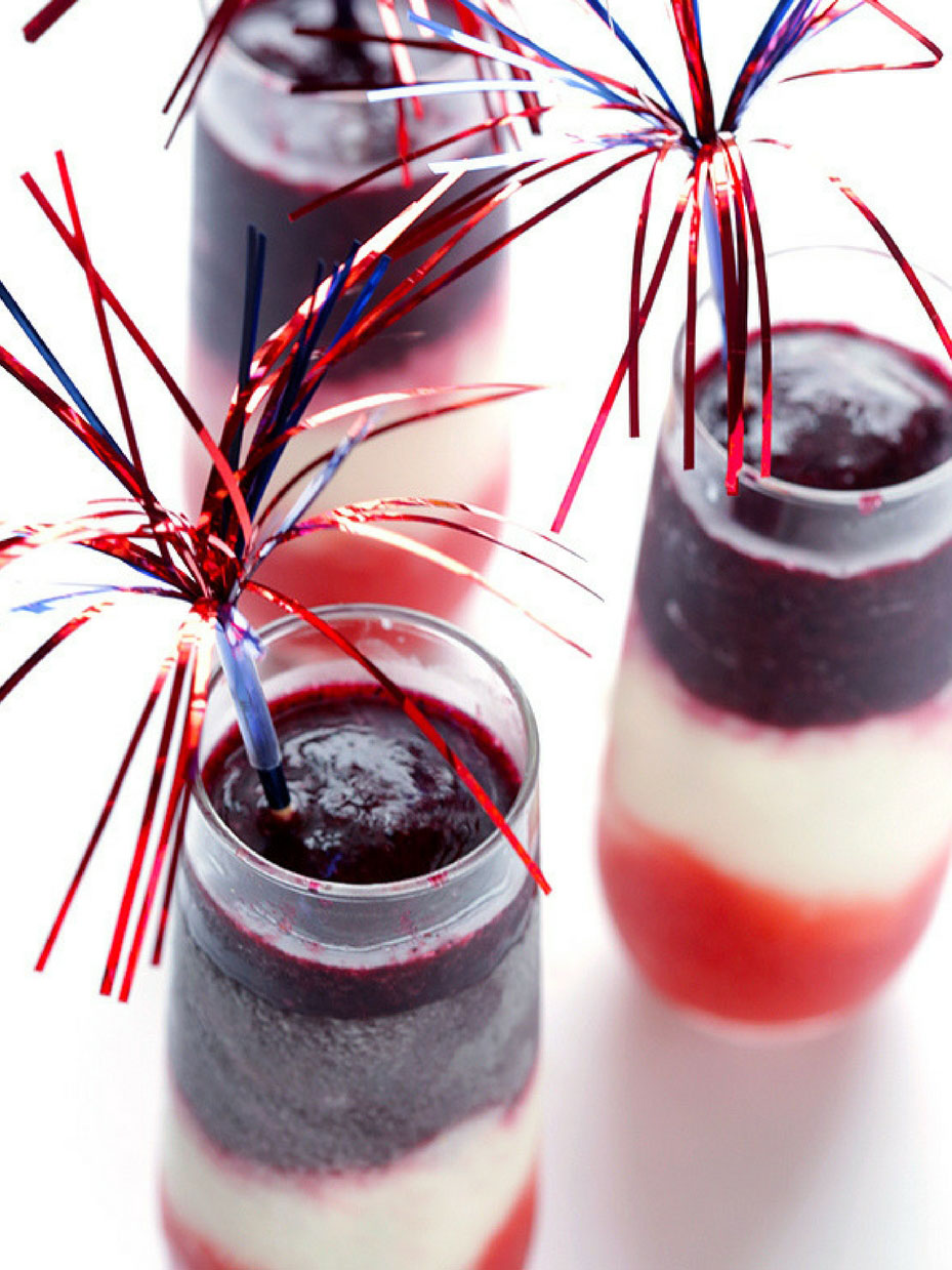 Red White and Blueberry Margaritas