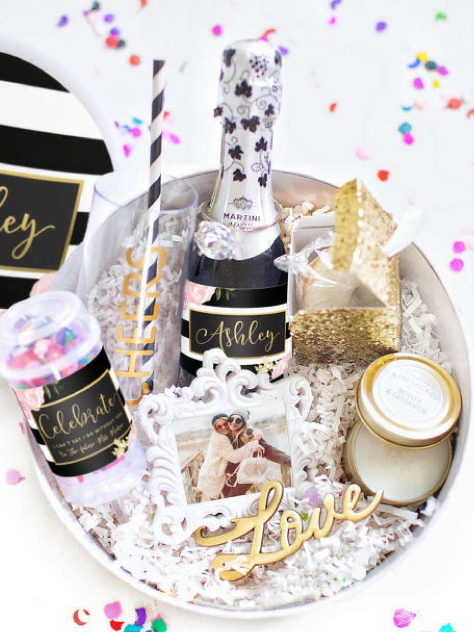 maid of honor gift basket