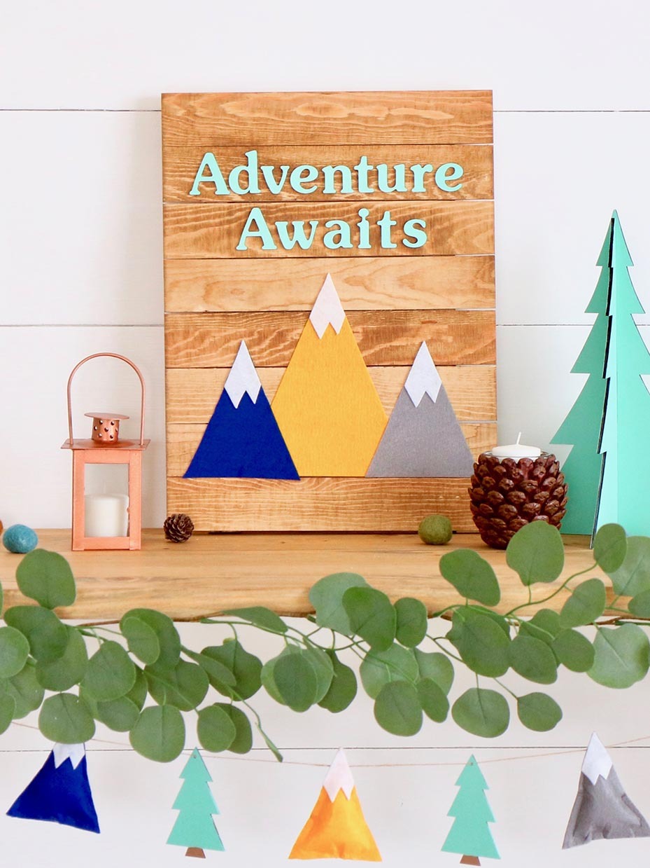 Adventure Awaits Nursery Sign