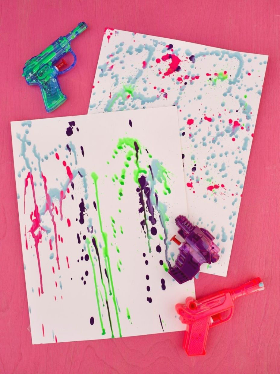 Squirt Gun Painting