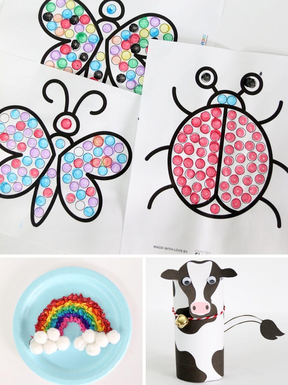 6 Easy Button Crafts for Kids