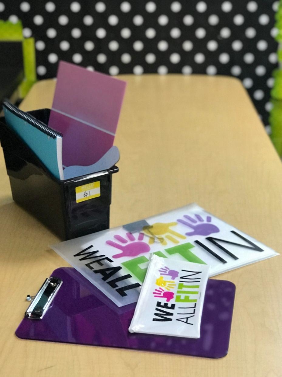 Flexible Seating Student Work Organizers