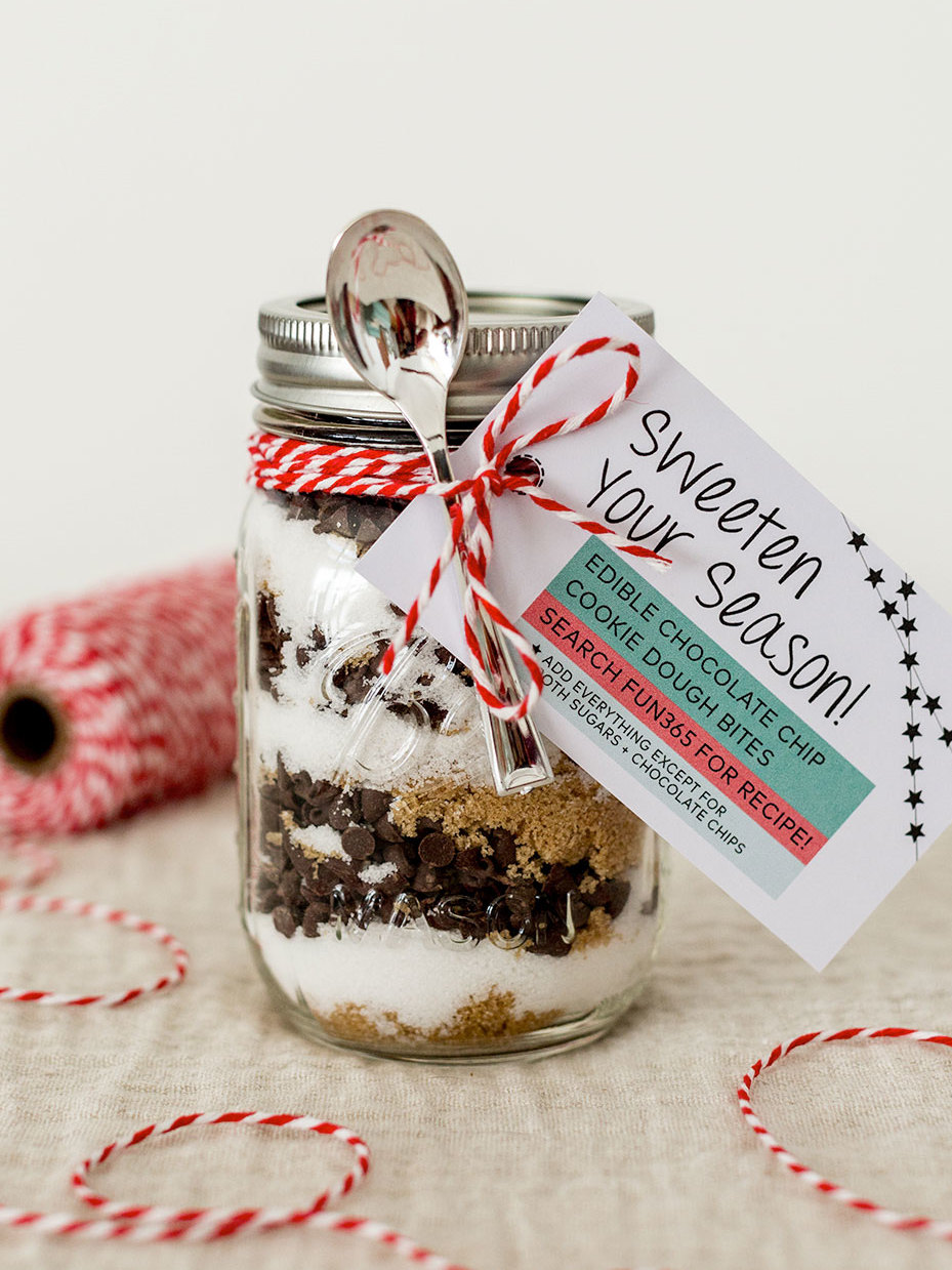 Edible Chocolate Chip Cookie Dough Bites
