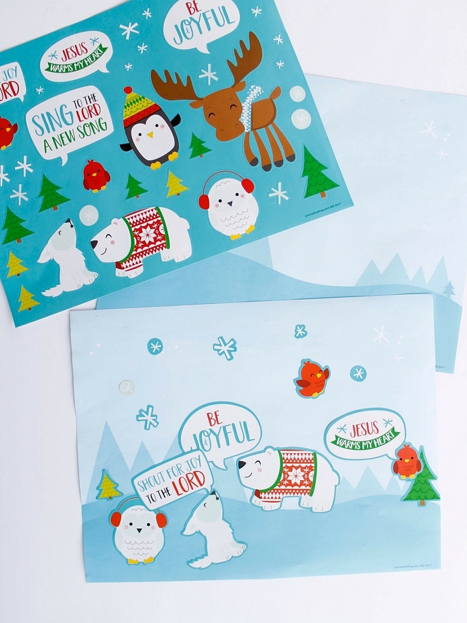 Religious Sticker Scenes