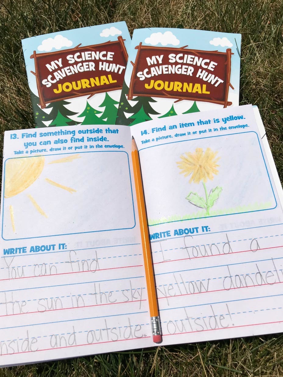 Science Scavenger Hunt Journals