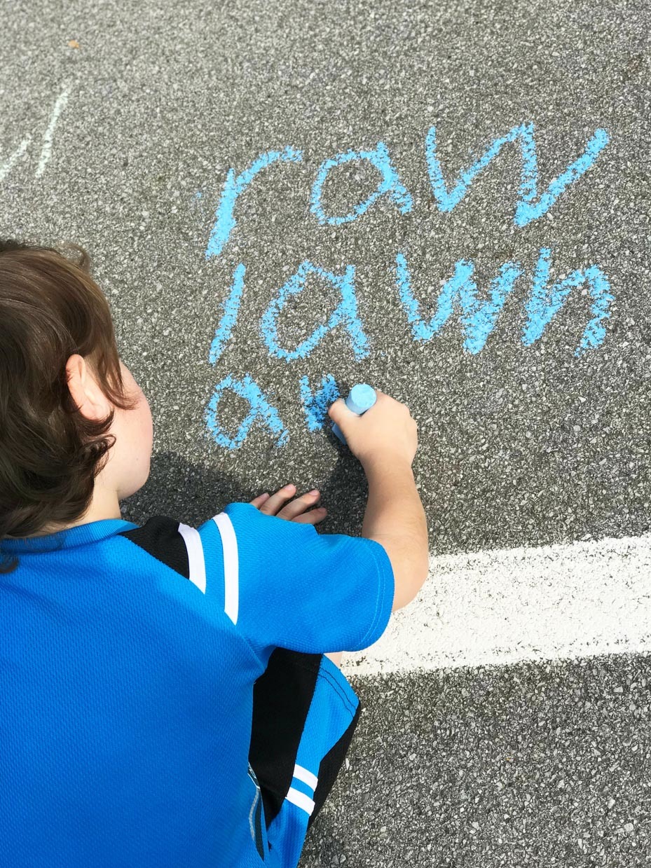 Sidewalk Chalk Fun