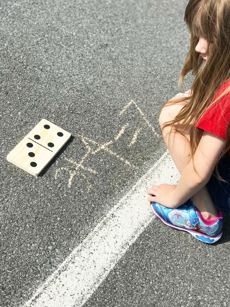 Giant Dominoes Math Facts Practice
