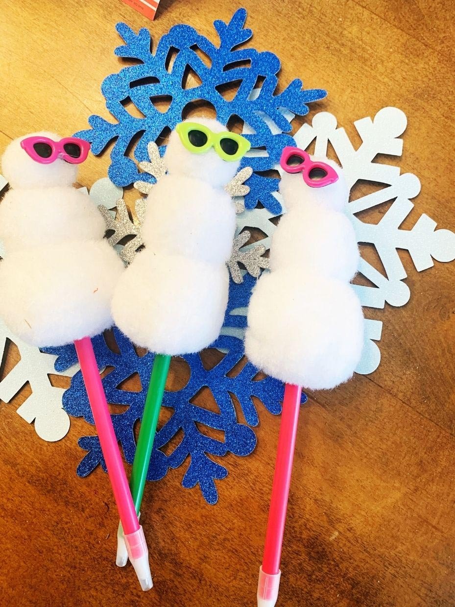 Squishy Snowman Pens
