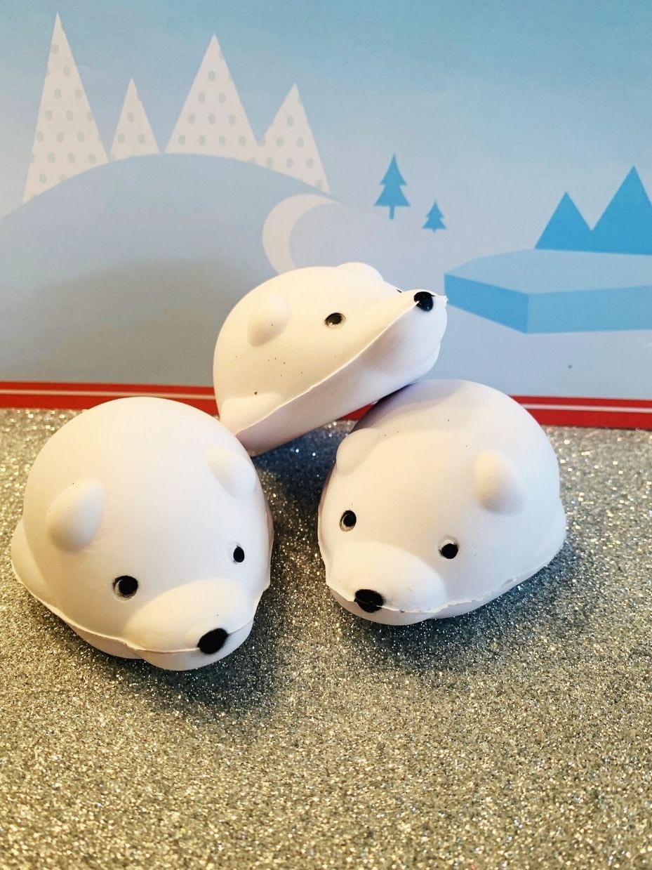 Polar Bear Stress Toys