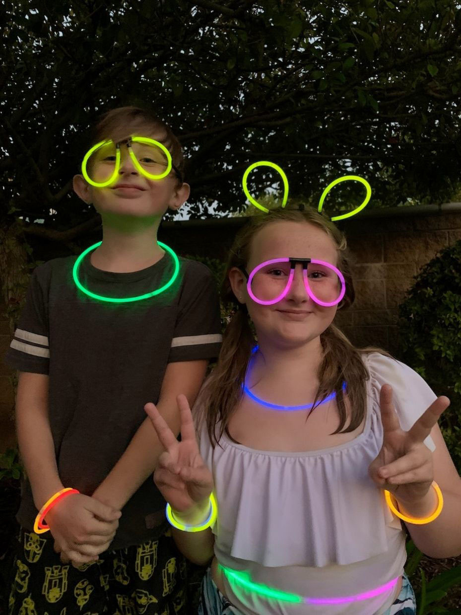 Glow in the Dark Play at Night