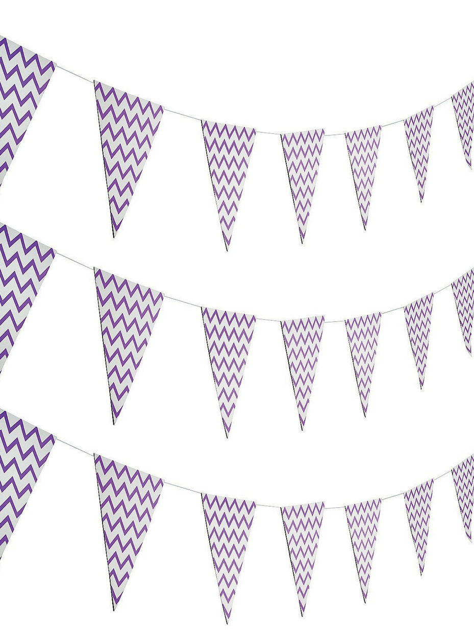 Lilac Chevron Banner
