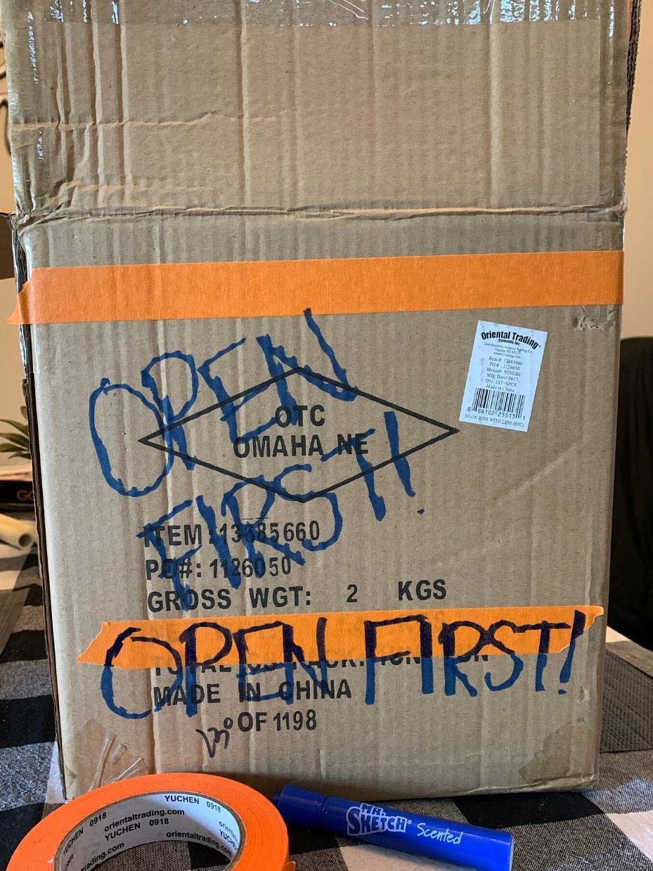 "Open First" Boxes