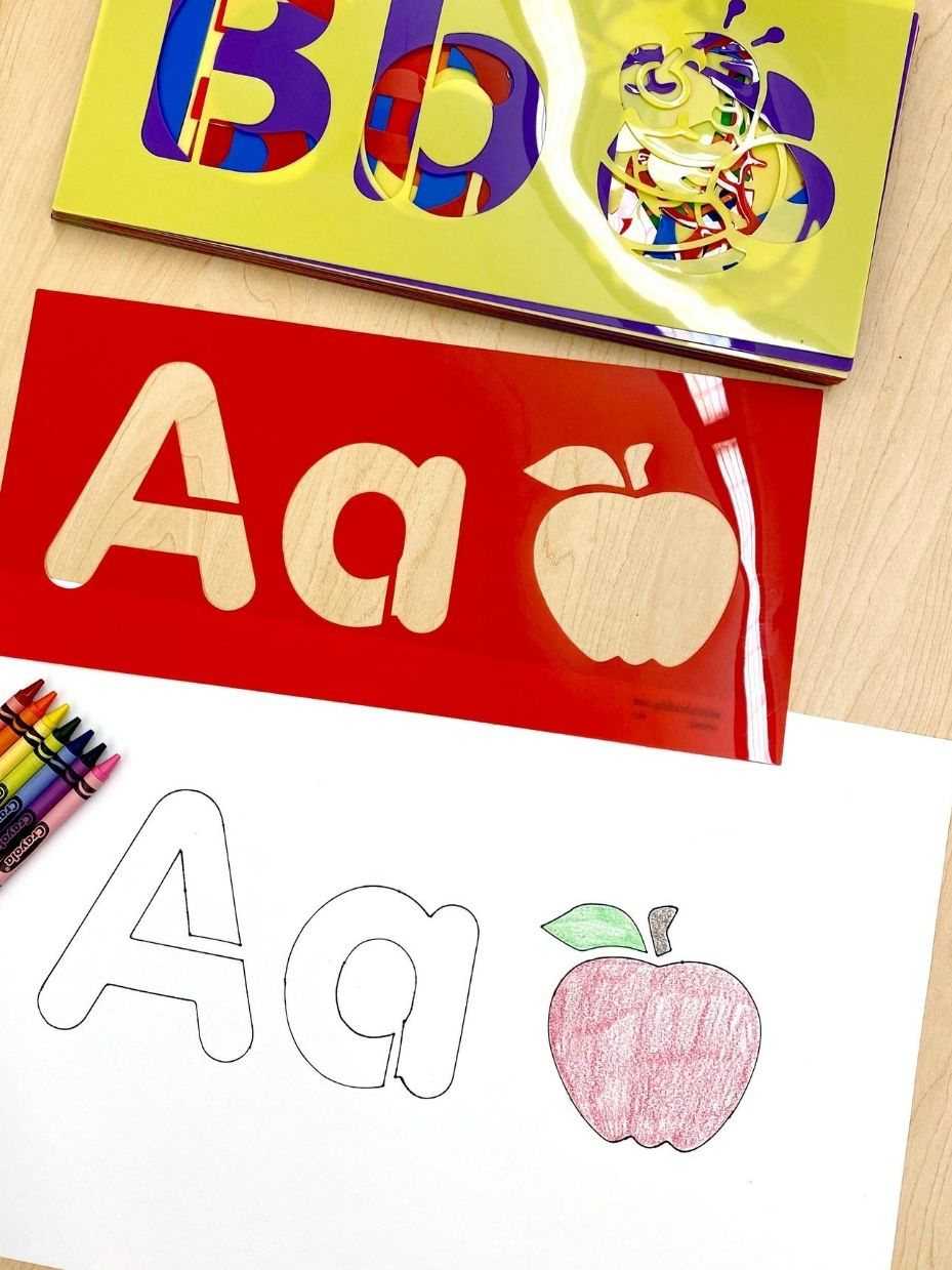 Learn Your ABCs: Large Alphabet Stencils