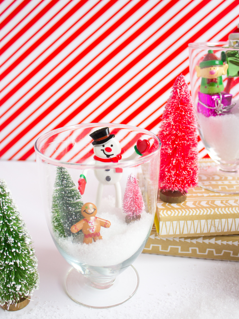 Festive Mini Christmas Terrariums
