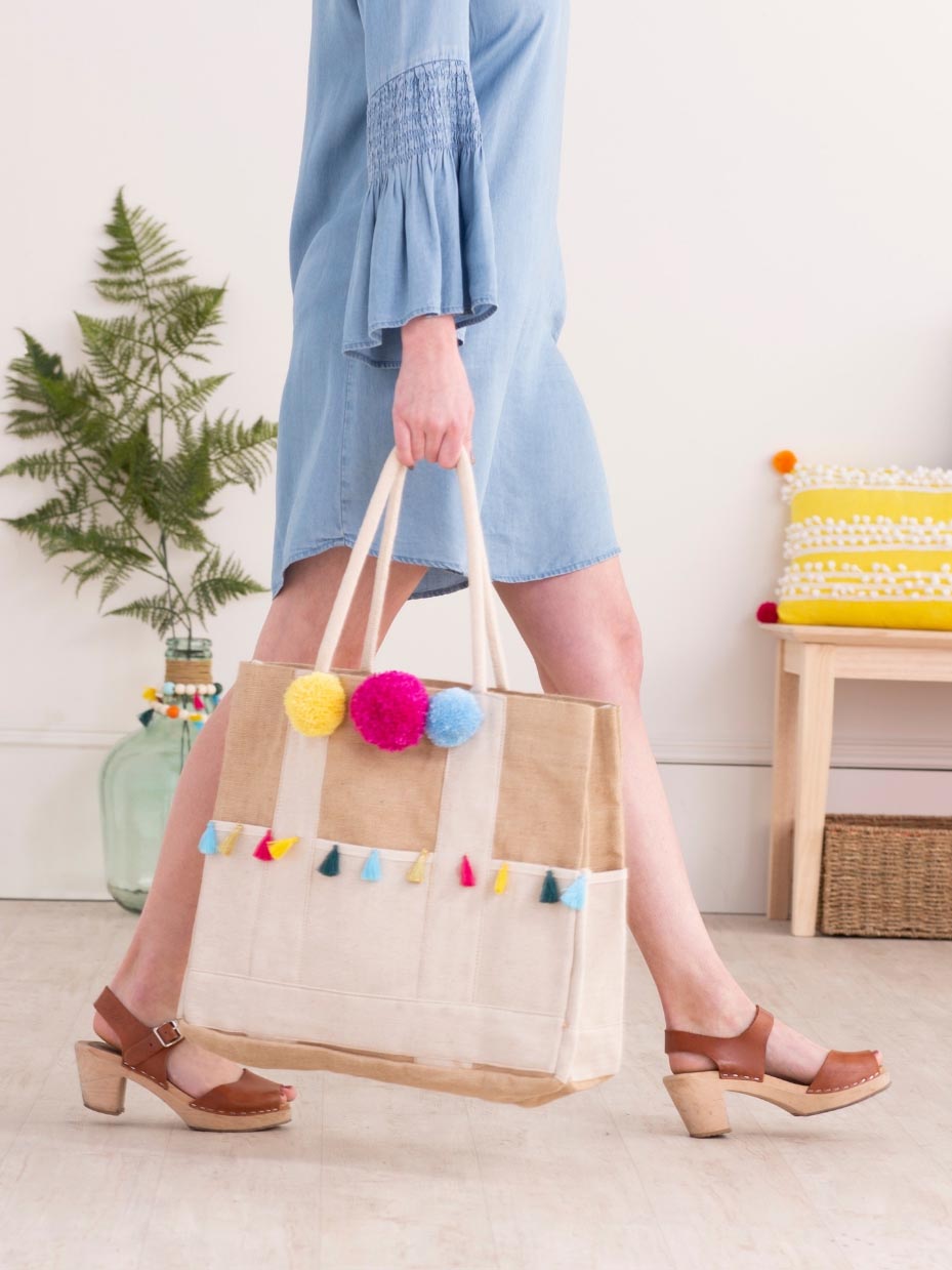 DIY Tassel Tote on a Budget