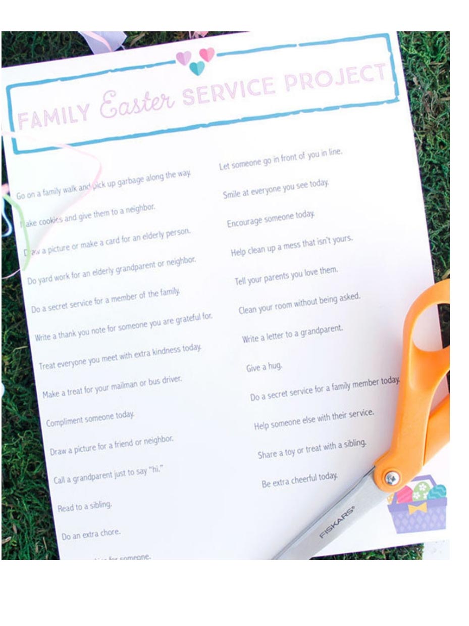 Family Easter Service Project