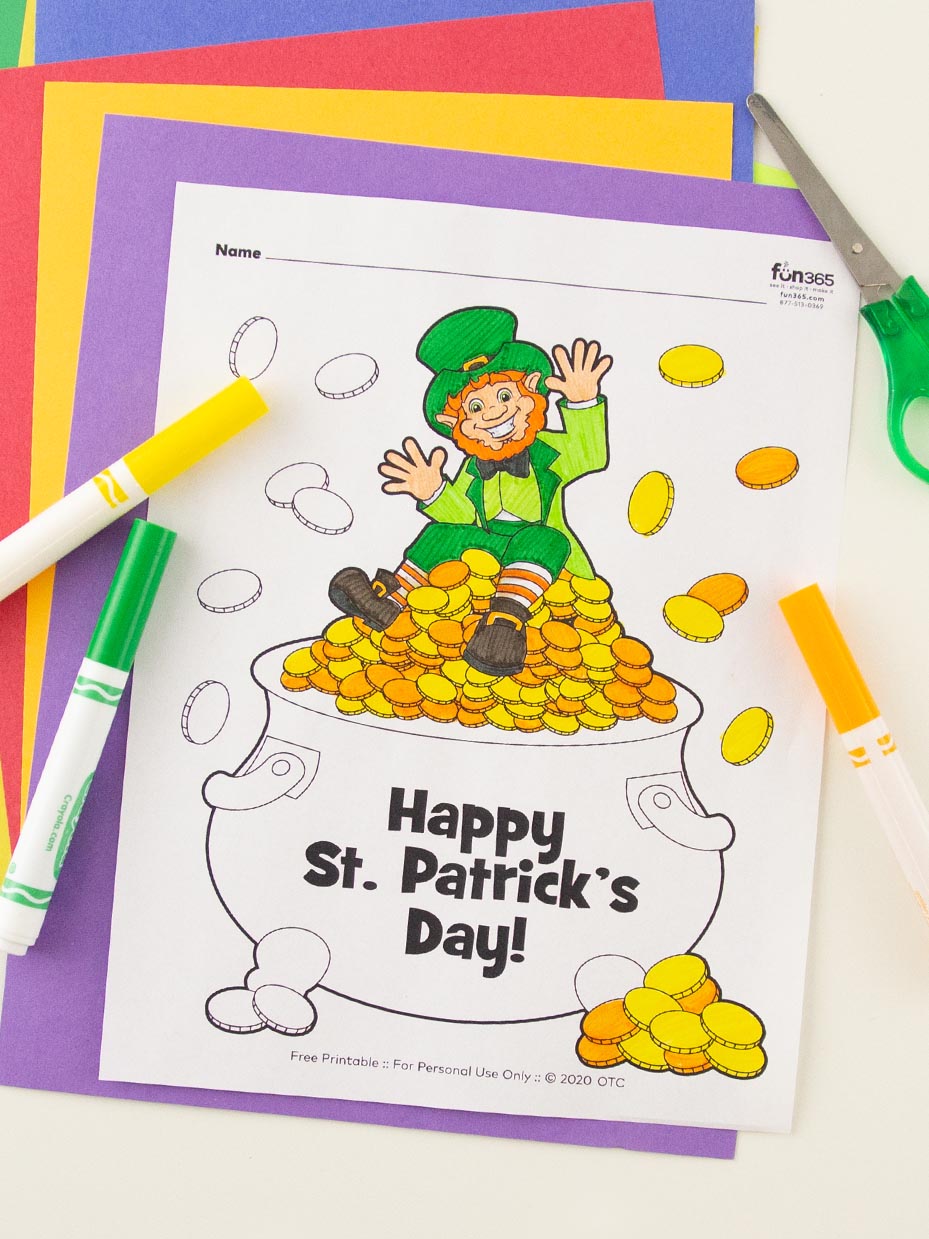 St Patrick's Day Coloring Pages (100% Free Printables)