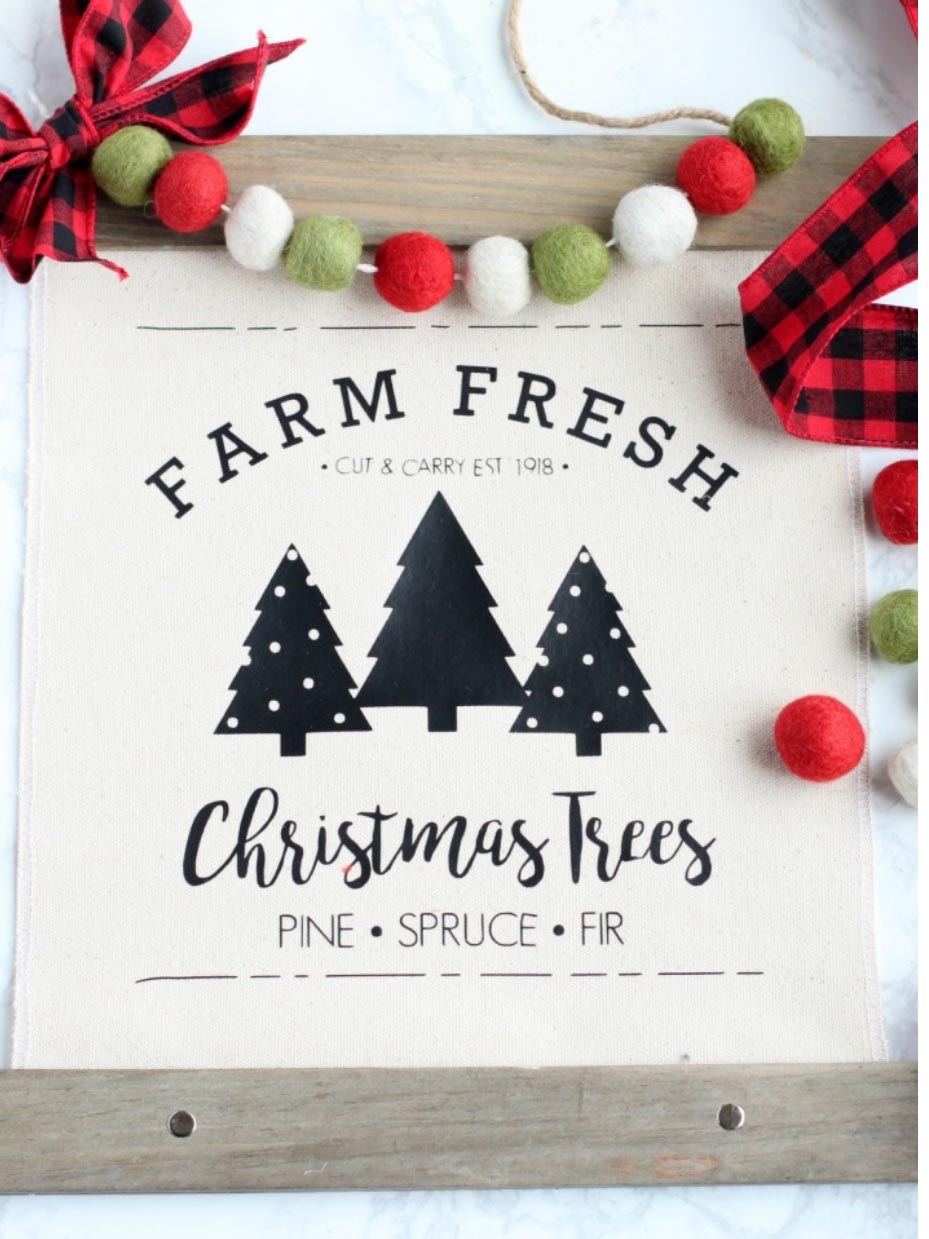 Fresh Cut Christmas Tree Banner