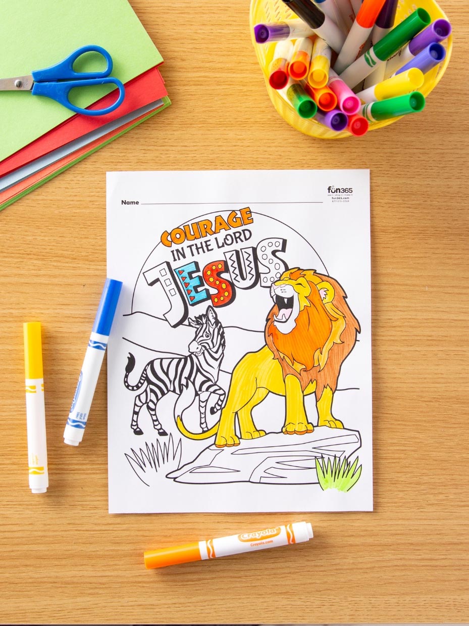 African Safari Coloring Page