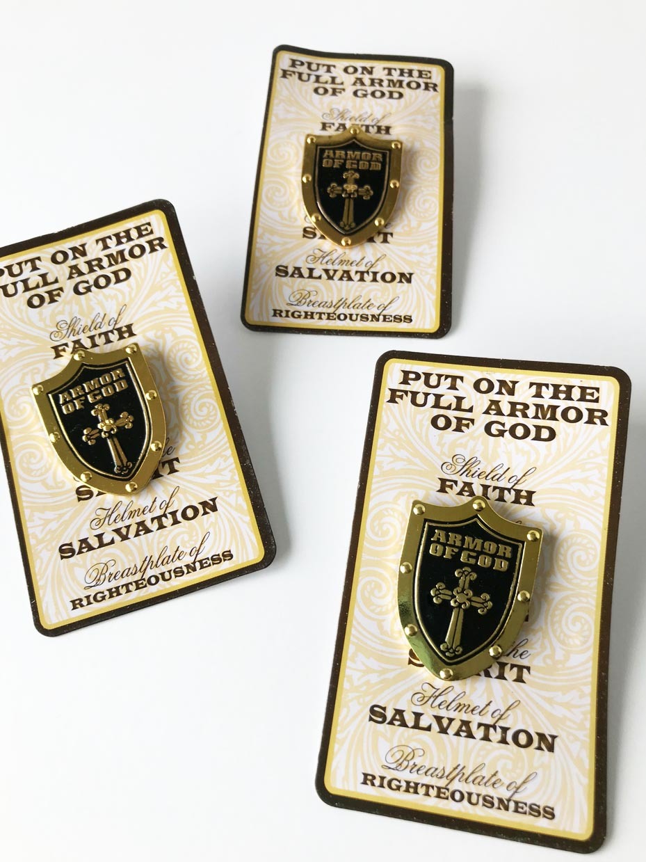 Armor of God Pins