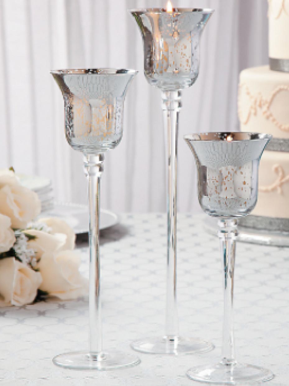 Mercury Candle Holder Set