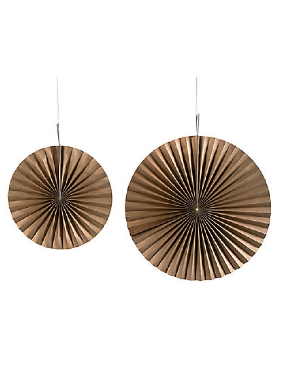 Gold Hanging Fans