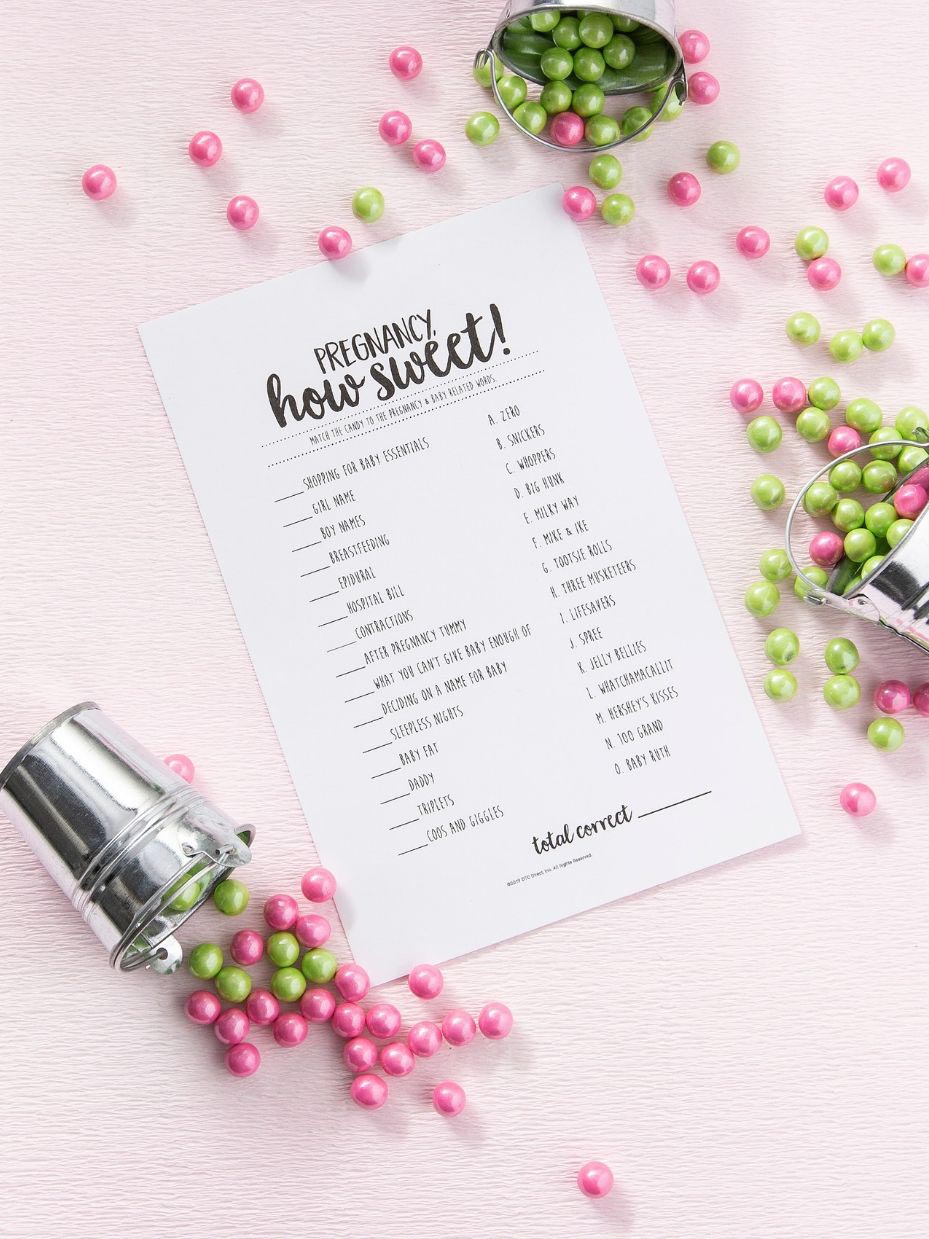 Free Printable Baby Shower Games Fun365