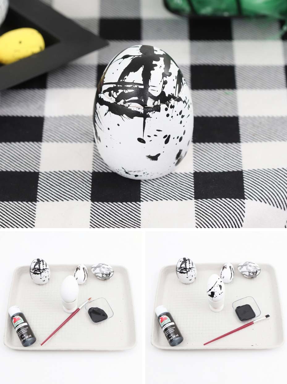 Paint Splatter Eggs