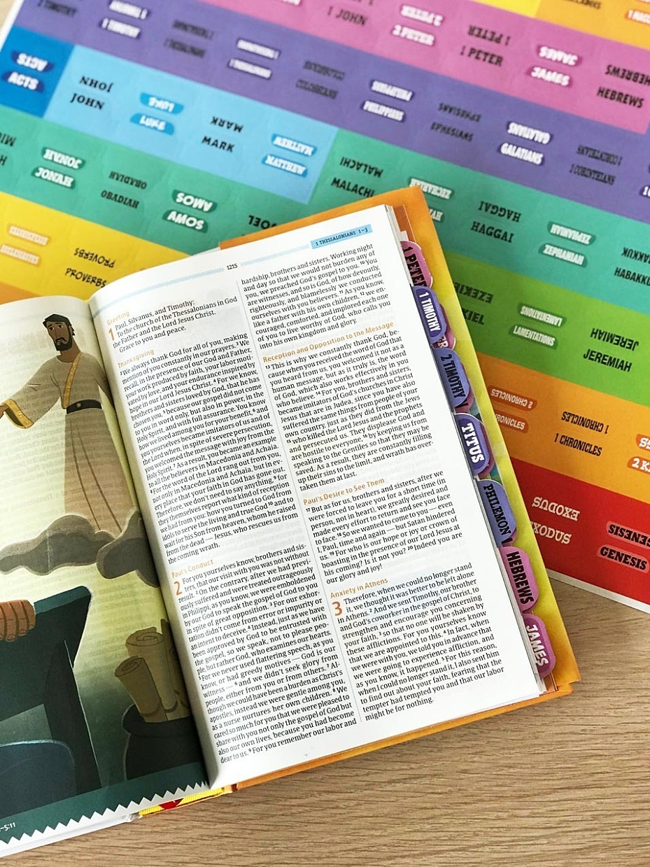 Books of the Bible Tabs for Kids