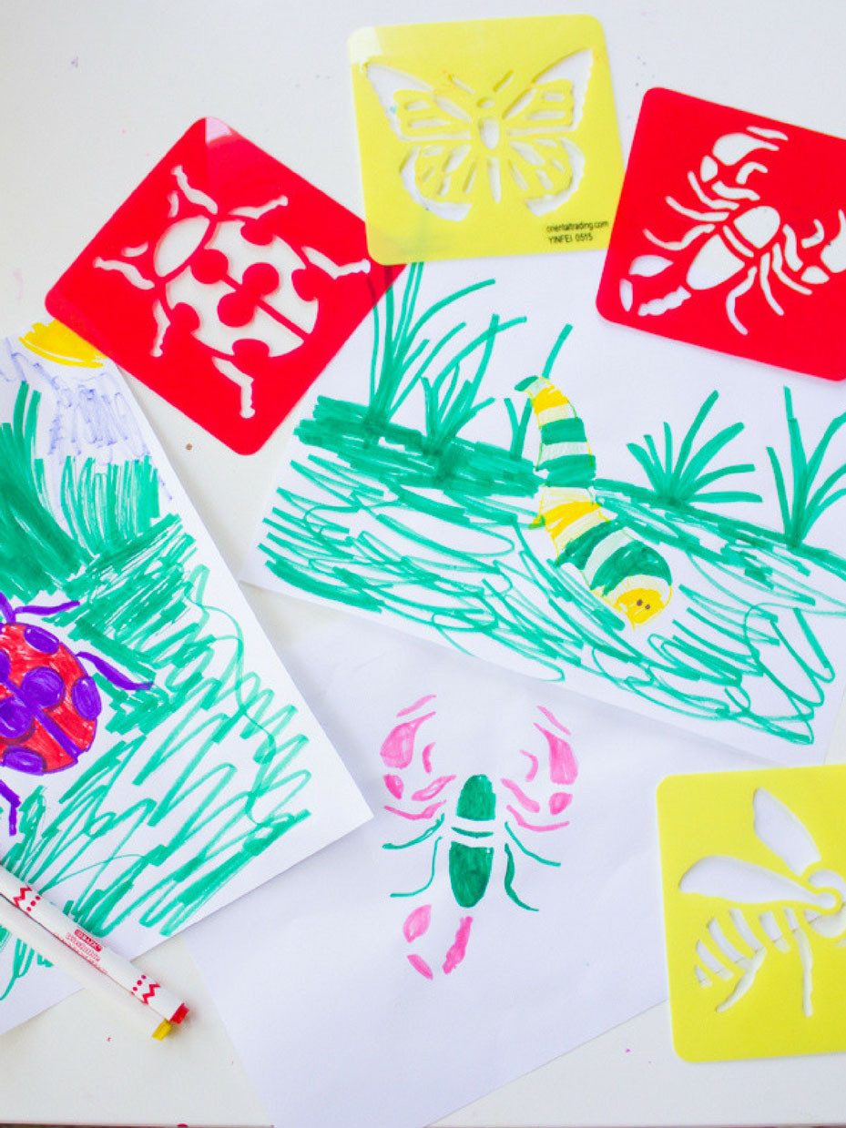 Stencil Insect Pictures