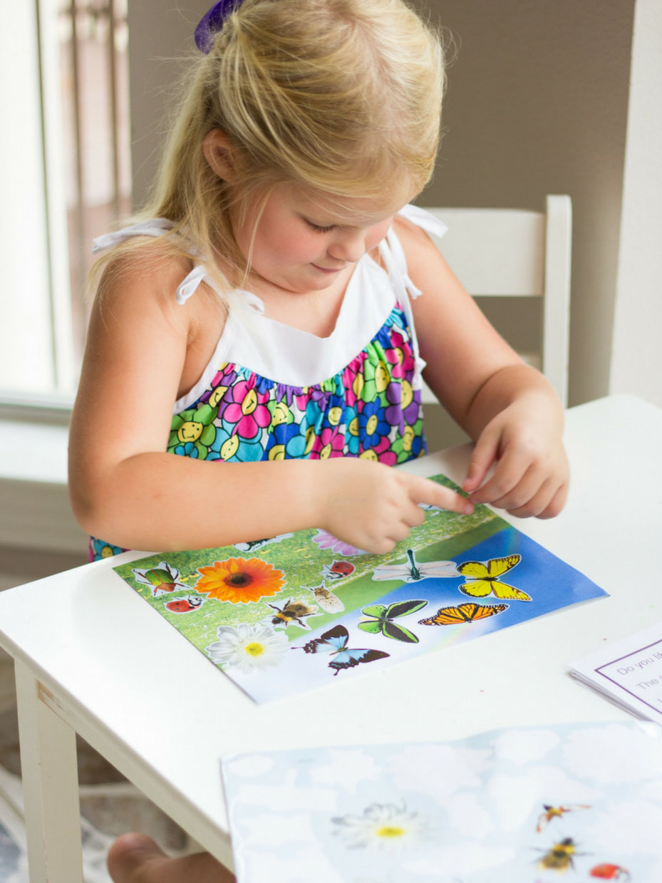 Decorate Bug Sticker Scenes