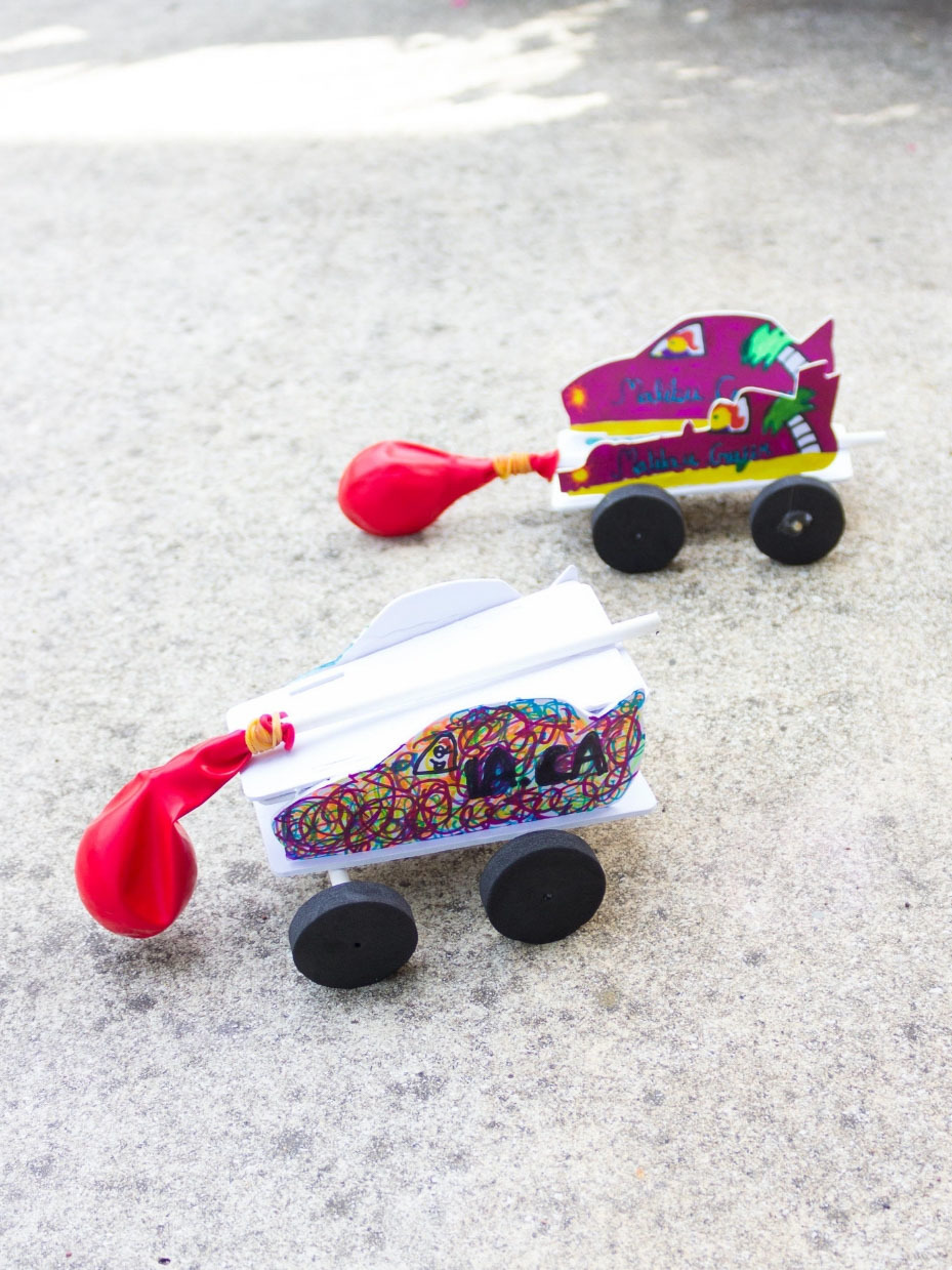 Race Balloon-Powered Cars