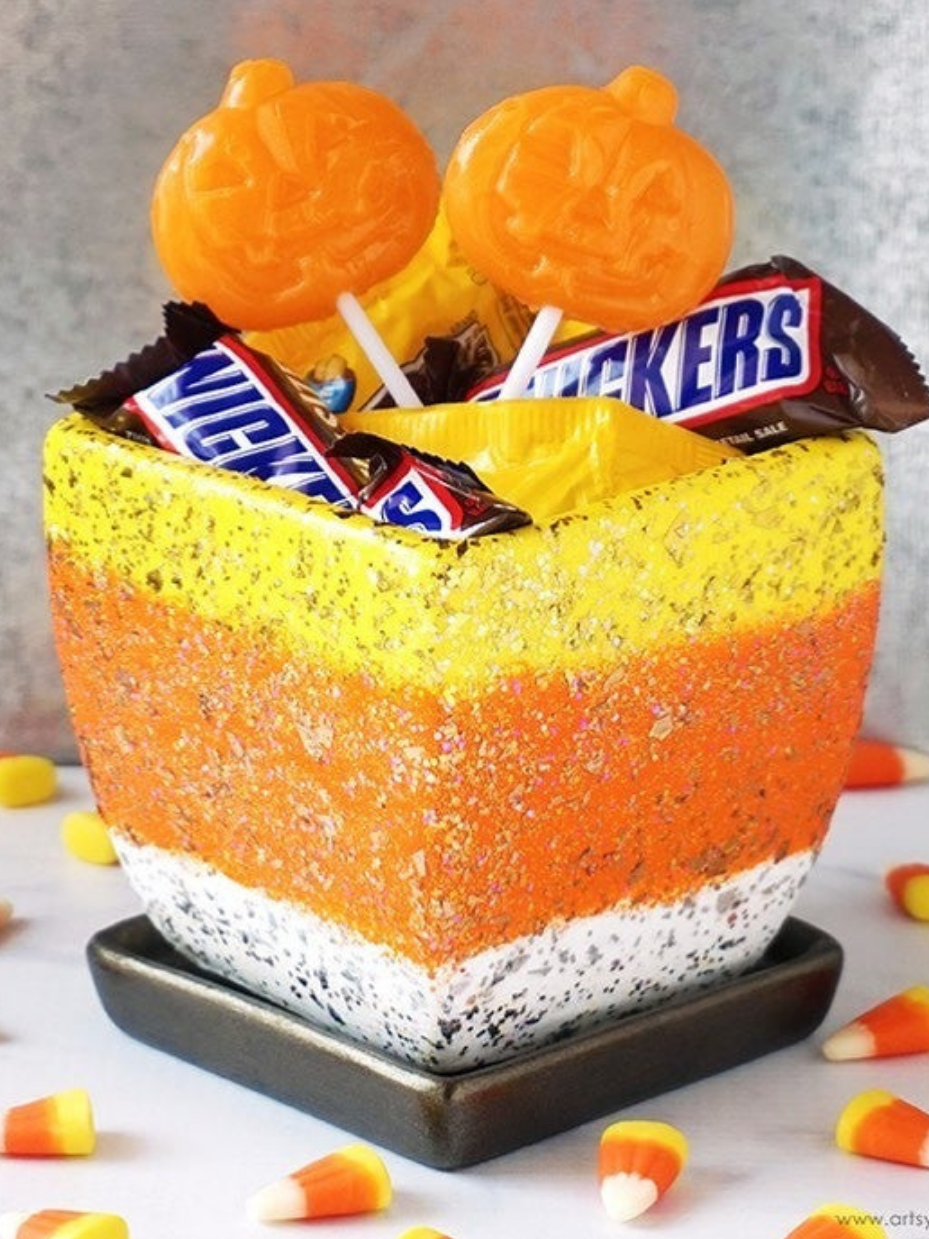 Candy Corn Treat Bowl