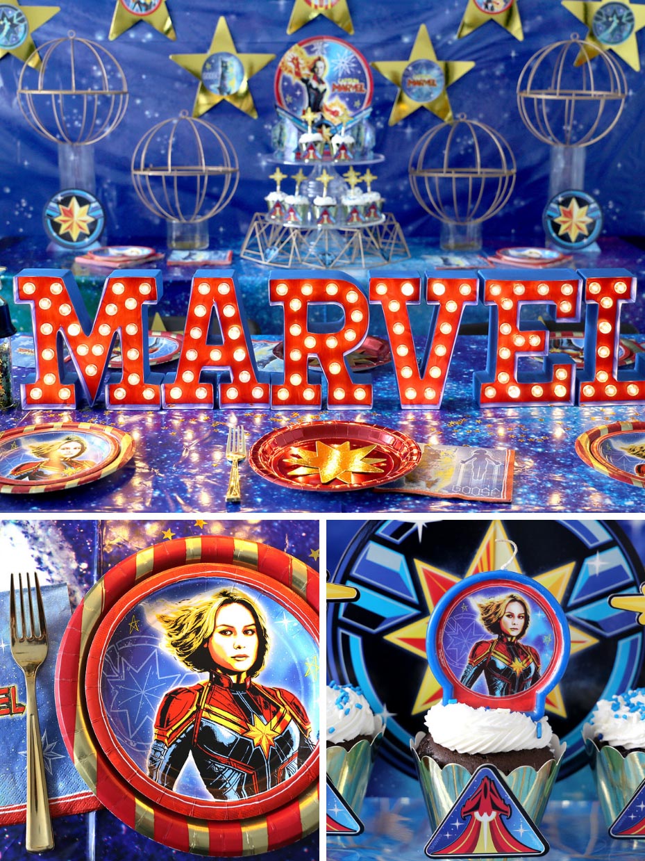 Captain Marvel Birthday Party