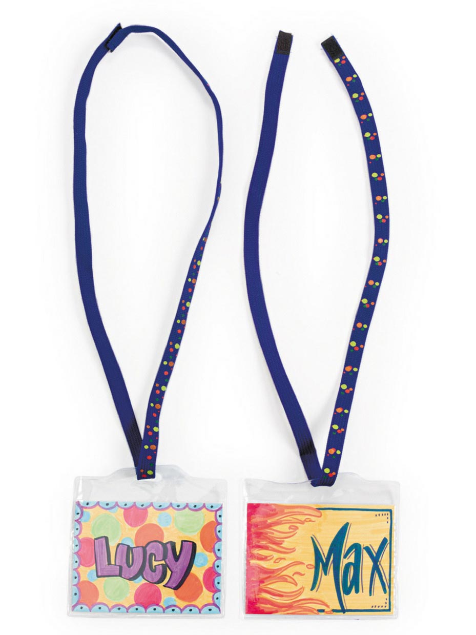 DIY Super Safe Name Tags