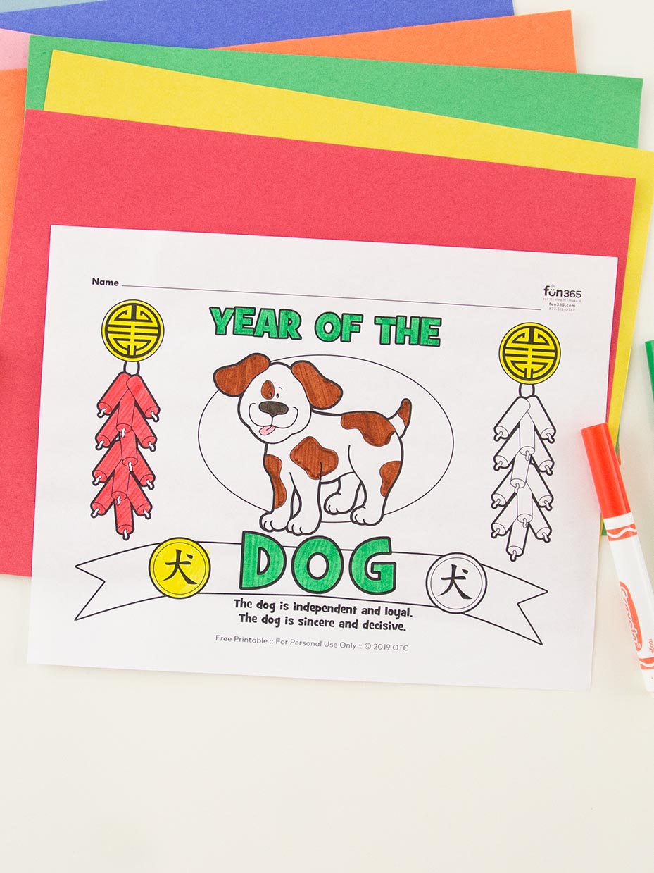 Free Chinese New Year Coloring Pages | Fun365