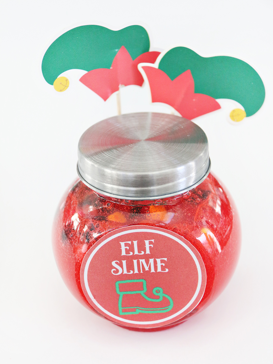 Christmas Slime Jars