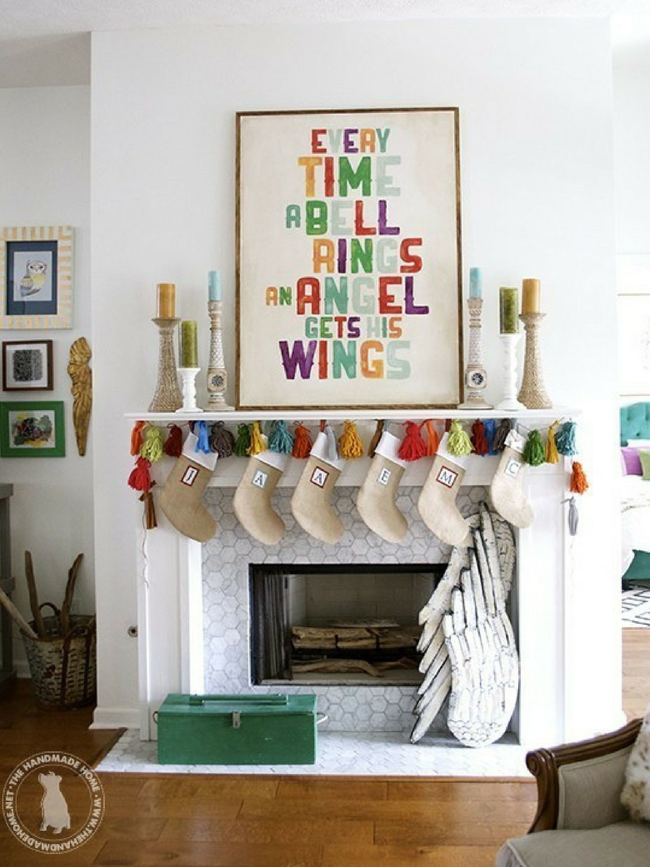 Movie-Inspired Christmas Mantel