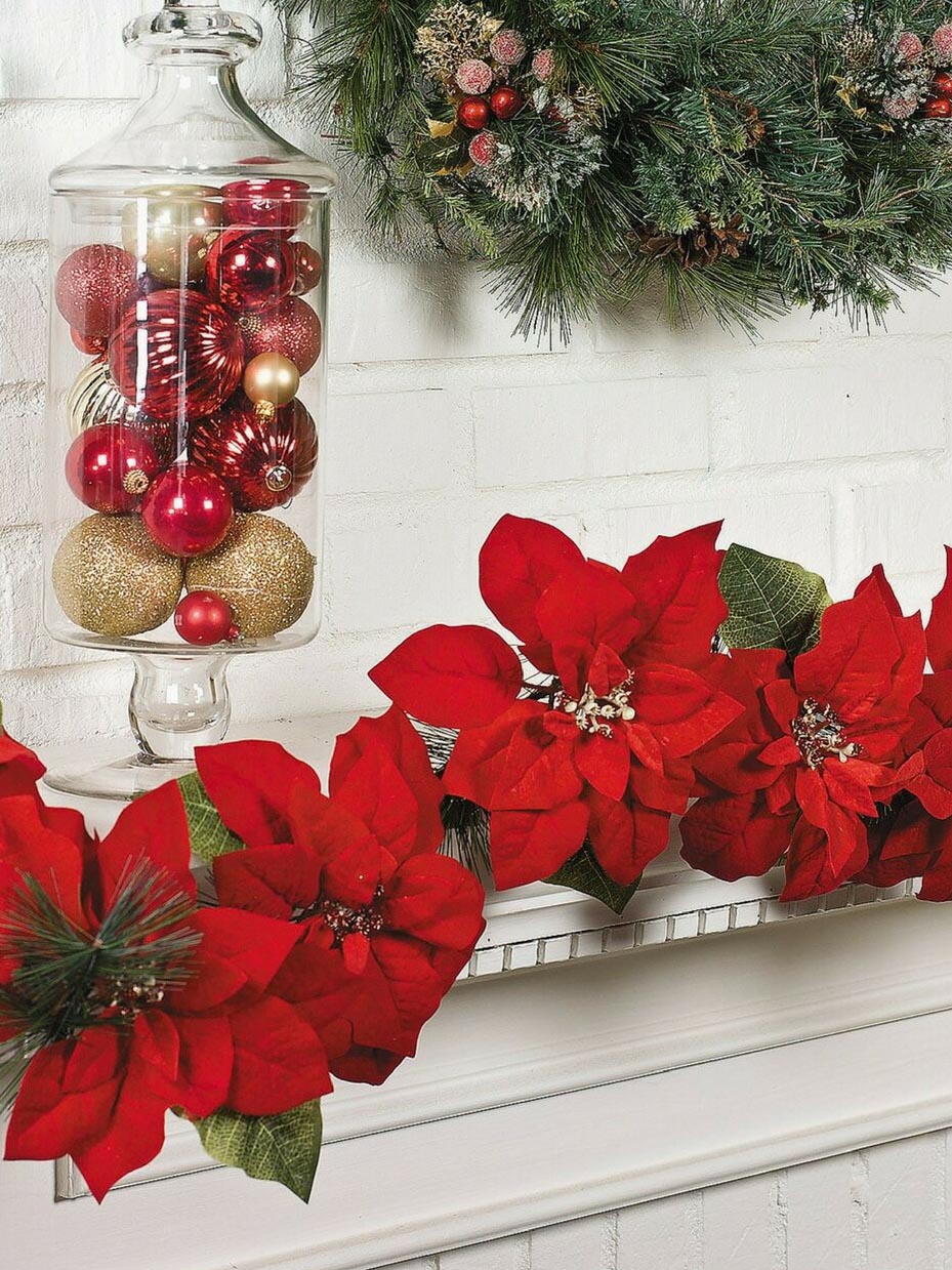 Poinsettia Garland