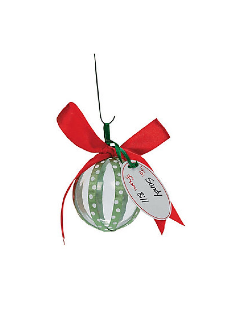 DIY Ornament Favor Idea