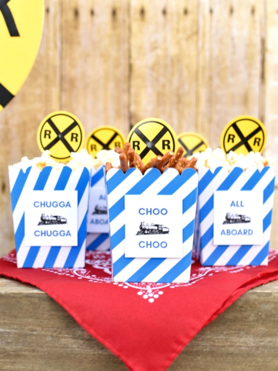 Popcorn Box Labels